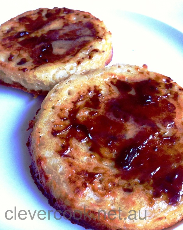 My husband prefers his crumpets with vegemite!